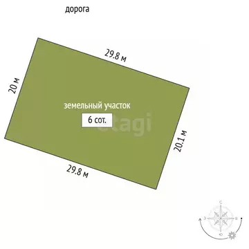 Участок в Ямало-Ненецкий АО, Новый Уренгой Мечта СНТ, ул. Сиреневая, 1 ...