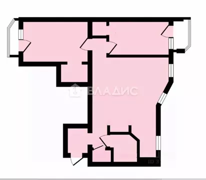 2-к кв. Владимирская область, Владимир ул. Чайковского, 25а (77.5 м)