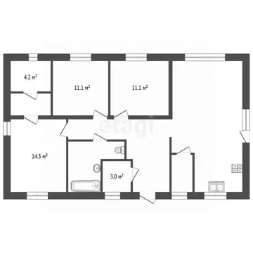 Дом в Пермский край, Пермский муниципальный округ, Грин парк кп ул. ...