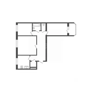 3-к кв. Смоленская область, Смоленск ул. Петра Алексеева, 16 (62.9 м)