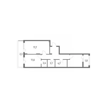 2-к кв. Калининградская область, Калининград пос. Лермонтовский, ул. ...