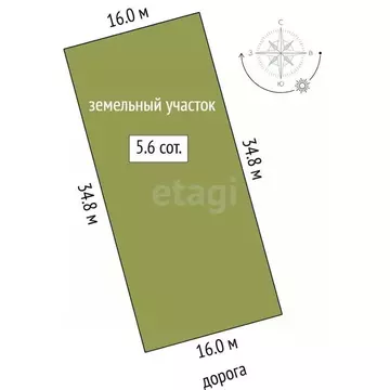 Участок в Тюменская область, Тюменский муниципальный округ, д. Елань ...