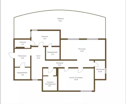 Коттедж в Ленинградская область, Всеволожский район, Колтушское ...
