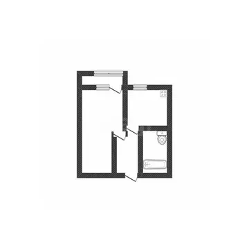 1-к кв. Белгородская область, Валуйки ул. Максима Горького, 102 (28.7 ...