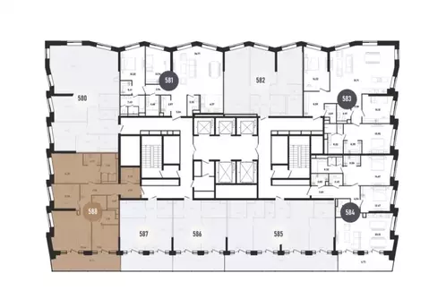 4-к кв. Москва Репаблик жилой комплекс, к2.3 (116.0 м)