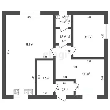 Дом в Марий Эл, Килемарский муниципальный округ, д. Алешкино ул. ...