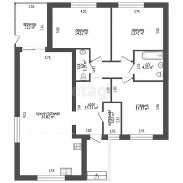 Дом в Ярославская область, Ярославский муниципальный округ, с. ...