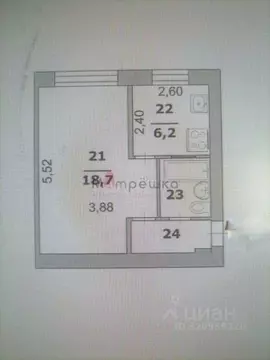 1-к кв. Белгородская область, Белгород просп. Богдана Хмельницкого, ...