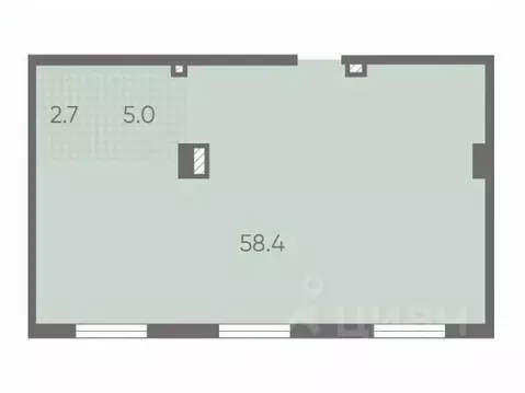 Офис в Санкт-Петербург Партизанская ул., 5 (66 м)