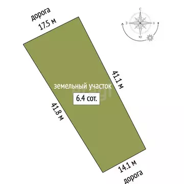 Участок в Омск, территория СОСН Черёмушки, 3-я аллея (6.36 м)