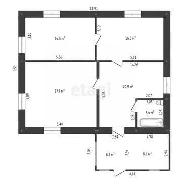 Дом в Башкортостан, Кармаскалинский район, Шаймуратовский сельсовет, ...