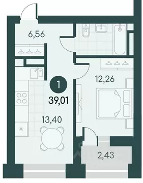 1-к кв. Курганская область, Курган Малиновые высоты жилой комплекс ...