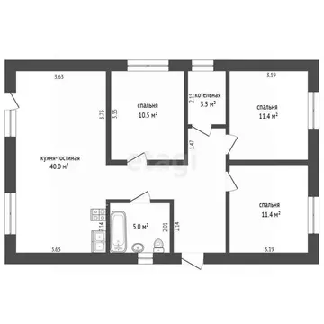 Дом в Тюменская область, Тюмень Садовое товарищество Липовый остров,  ...