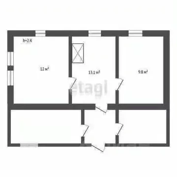 Дом в Кемеровская область, Юрга ул. Ленина, 157А (45 м)