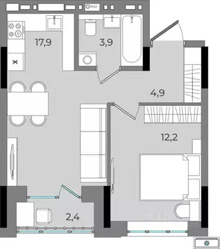 1-к кв. Удмуртия, Ижевск Северо-Западный жилрайон, 2-й мкр, Новый ...