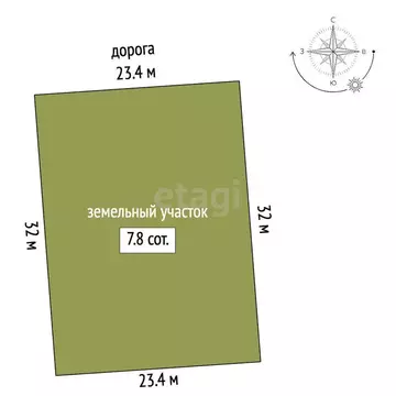 Участок в Каменское, Крымская улица (7.8 м)