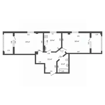 2-к кв. Крым, Саки ул. Санаторная (81.5 м)