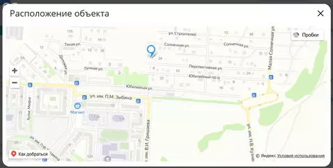 Участок в посёлок Расково, улица Строителей, 1В (6 м)