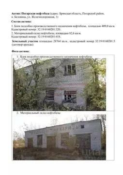 Помещение свободного назначения в Брянская область, Погарский район, ...