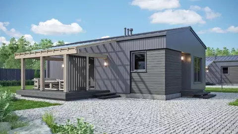 Коттедж в Ленинградская область, Ломоносовский район, Низинское с/пос, ...