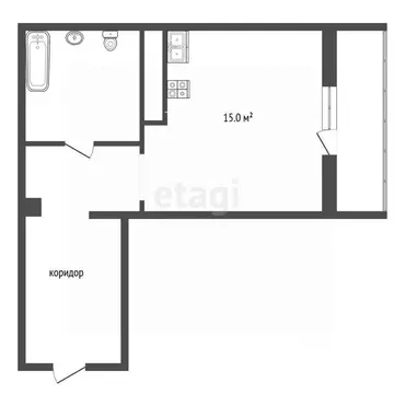 Студия Тюменская область, Тюмень ул. Константина Посьета, 7 (28.6 м)