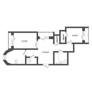 2-комнатная квартира: Воронеж, улица Ломоносова, 114/10 (83 м)