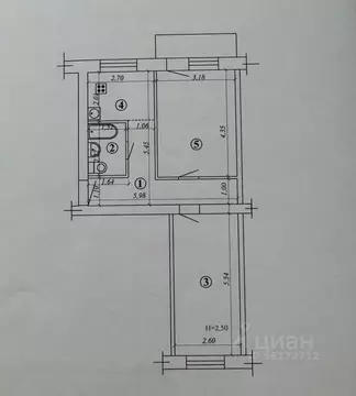 2-к кв. Волгоградская область, Волгоград ул. Землянского, 5 (45.5 м)