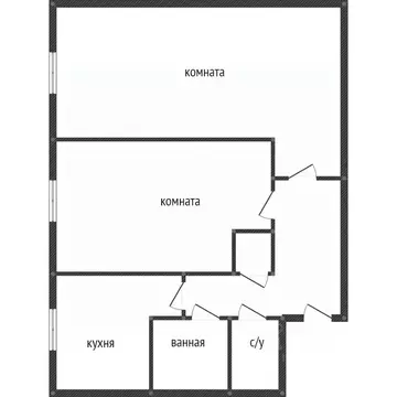 2-к кв. Пермский край, Пермь Воронежская ул., 24 (43.6 м)