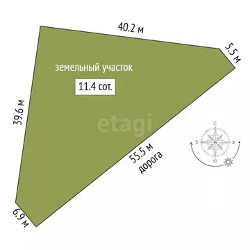 Участок в Челябинская область, Сосновский муниципальный округ, пос. ...