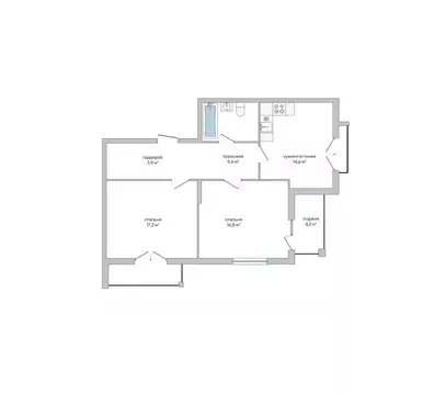 2-к кв. Крым, Судак ул. Инициативных, 80 (70.7 м)