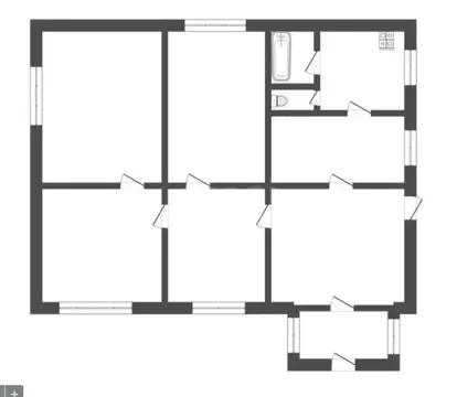 Дом в посёлок городского типа Грибановский, Комсомольская улица (88.5 ...