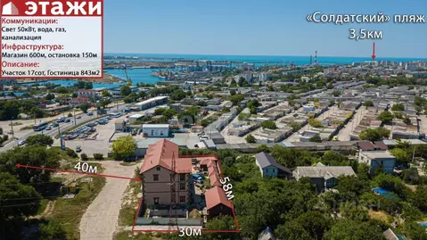 Помещение свободного назначения в Севастополь Рыбак-4 садоводческое ...