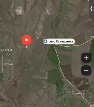 Участок в Крым, Симферопольский район, Чистенское с/пос, с. Камышинка  ...