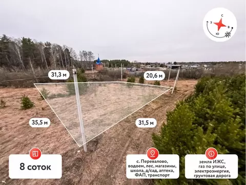 Участок в Тюменская область, Тюменский муниципальный округ, с. ...