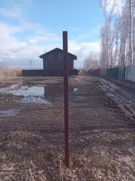 Участок в Омская область, Омский район, с. Пушкино ул. Ленина (5.0 ...