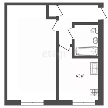 1-к кв. Нижегородская область, Дзержинск Октябрьская ул., 64 (31.0 м)
