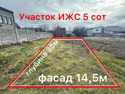 Участок в Краснодарский край, Анапа муниципальный округ, пос. ...