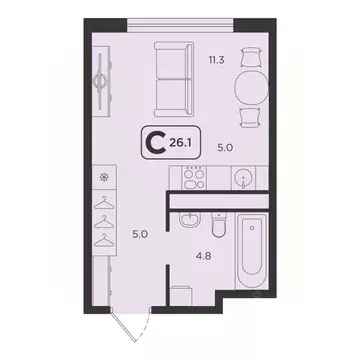 Студия Тюменская область, Тюмень  (26.1 м)