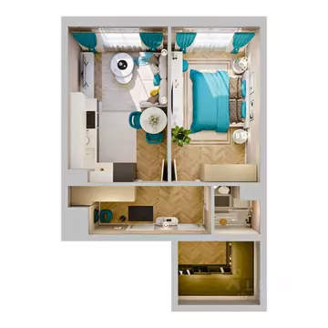 2-к кв. Иркутская область, Иркутск наб. Верхняя, 137 (48.21 м)