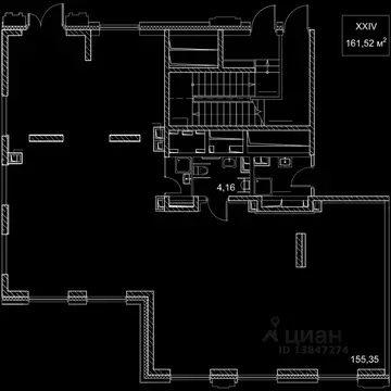 Торговая площадь в Москва 2-й Хорошевский проезд, 7С8 (162 м)