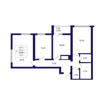 3-к кв. Башкортостан, Уфа Затон-Восточный жилрайон, Паруса жилой ...