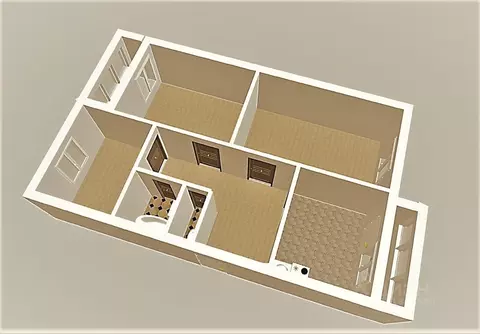 3-к кв. Алтайский край, Барнаул ул. Сухэ-Батора, 18 (56.9 м)