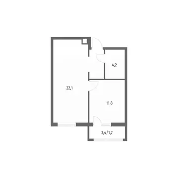 1-к кв. Калининградская область, Гурьевск Риверпарк жилой комплекс ...