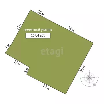 Участок в Новосибирская область, Новосибирск ул. Ивлева, 62 (15.0 ...