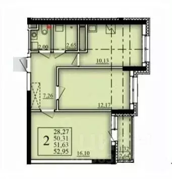 2-к кв. Башкортостан, Уфа Затон-Восточный жилрайон, Паруса жилой ...