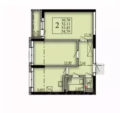 2-к кв. Башкортостан, Уфа Затон-Восточный жилрайон, Паруса жилой ...