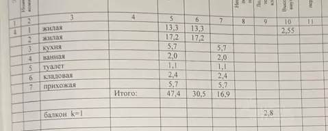 2-к кв. Калужская область, Калуга ул. Кубяка, 2 (47.4 м)