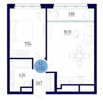 1-к кв. Рязанская область, Рязанский район, Дядьковское с/пос, с. ...