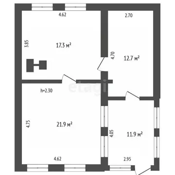Дом в Башкортостан, Гафурийский район, Буруновский сельсовет, д. ...