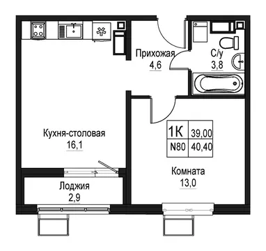 1-к кв. Нижегородская область, Нижний Новгород пос. Малышево, ул. ...